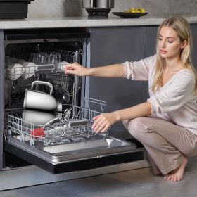 Stand Mixer 6 QT Electric Dough Mixer 660W 6 + P Speeds Kitchen Food Beater (Option: Black)