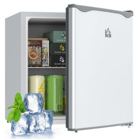 Mini Freezer Countertop, 1.1 Cu.Ft Compact Upright Freezer with Removable Shelves, Reversible Door for Home, Dorm, Apartment and Office, Gray (Option: Gray-510x465x530 mm)